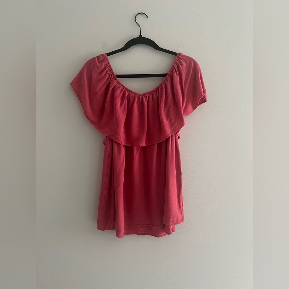 Torrid Pink Blouse Size 0 - Picture 3 of 3